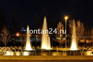 PAR 38 lightfixture, 12V.AC, 10W, LED RGB