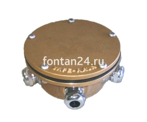 Подводная клеммная коробка Junction box 4 PG16, 1 PG16- 21, латунь